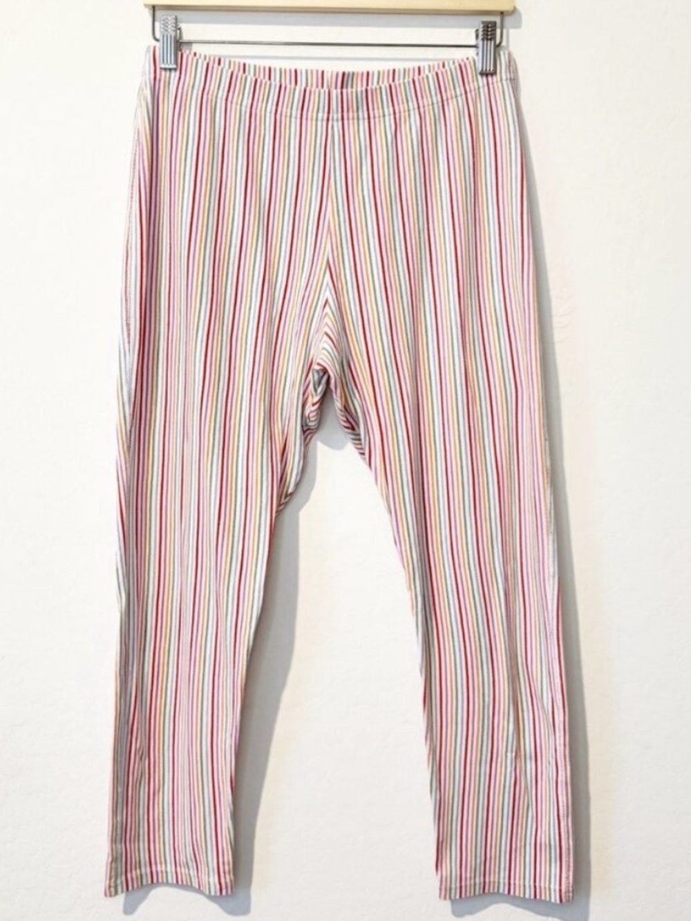 Roller Rabbit Party Stripe Pants Medium Pima Cotton DopamineDressing Cozy Preppy